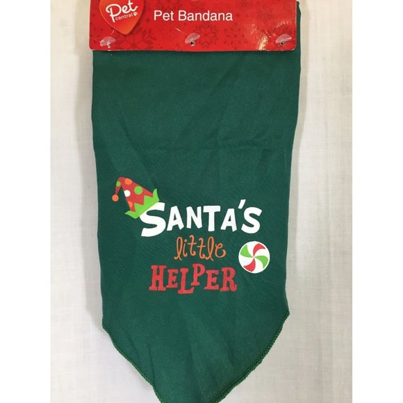 Christmas Santa Dog Bandanna & Antler Candy Canes - Picture 2 of 9